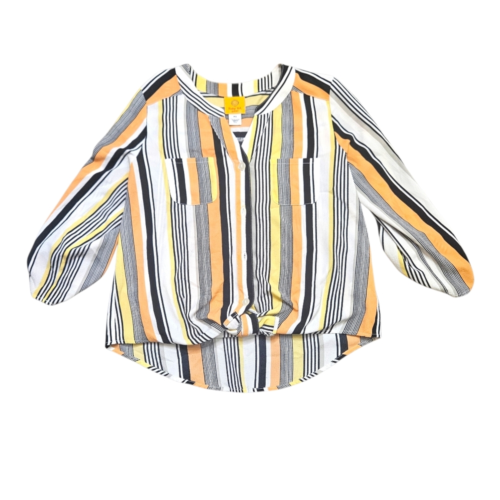 Ruby Rd. | Multicolor Striped Top | Petite Small